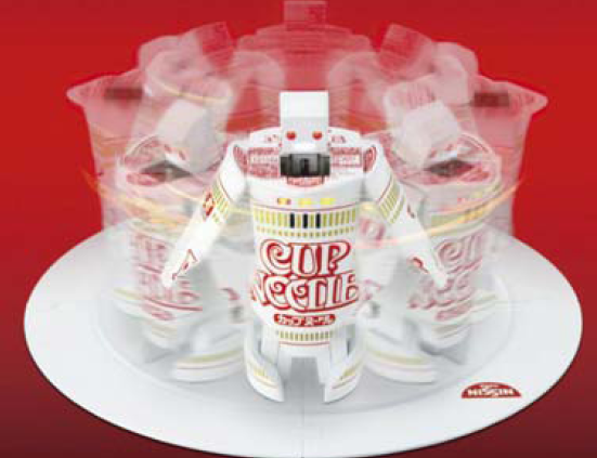 花のワルツを踊るカップラーメンロボタイマーがめっちゃ欲しいが