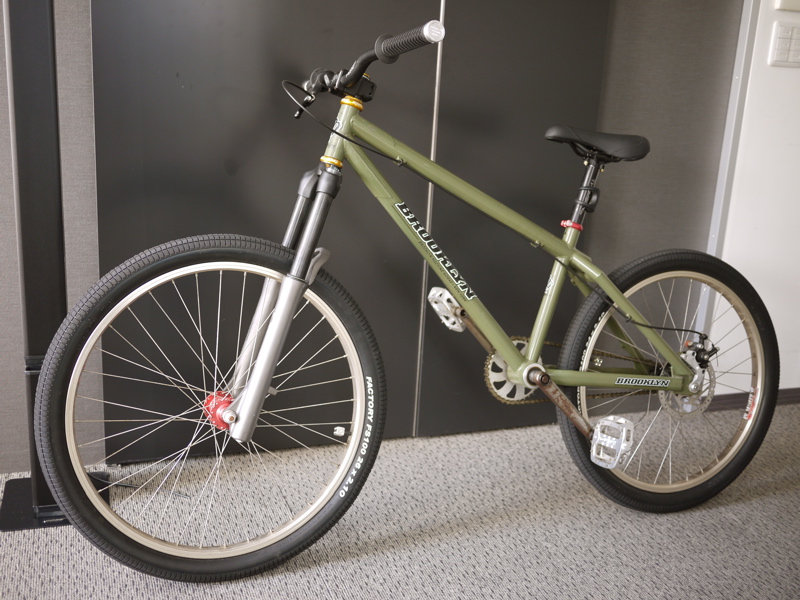 BROOKLYN MACHINE WORKSのPARK BIKE GREEN カスタム完了! | SADAOMIX