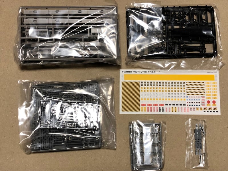 トミックス91017車両基地レール(延長部)の詳細情報と付属部品類など