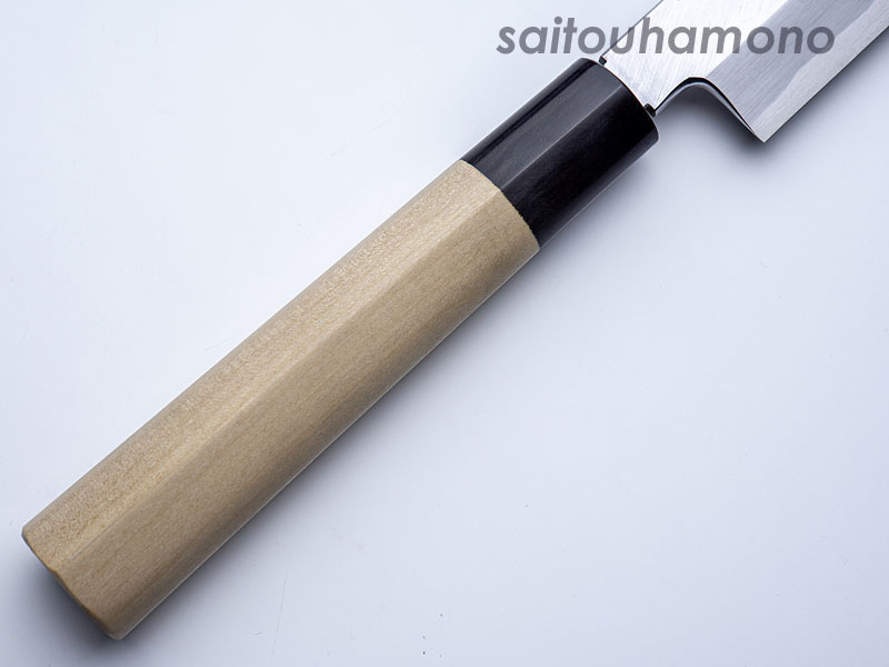 有次白二鋼本霞研和包丁(特製)の通販「サイトウ刃物店」