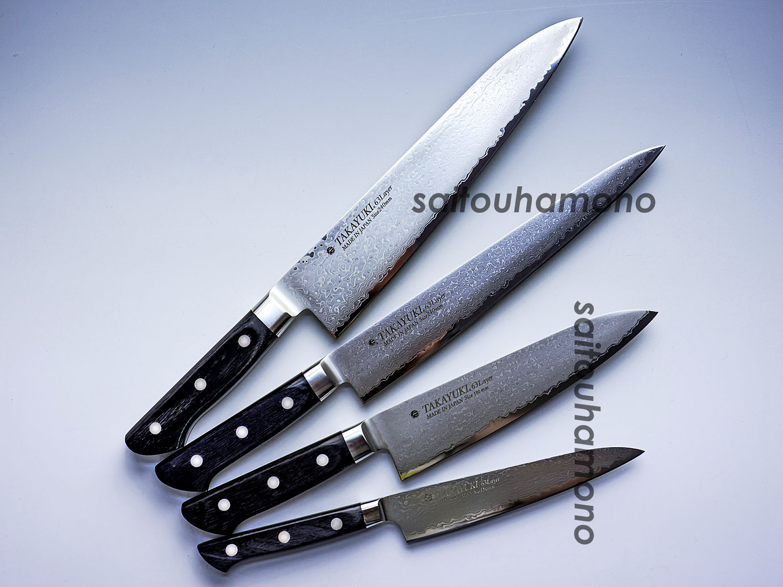 堺孝行63層ダマスカス洋包丁の通販「サイトウ刃物店」