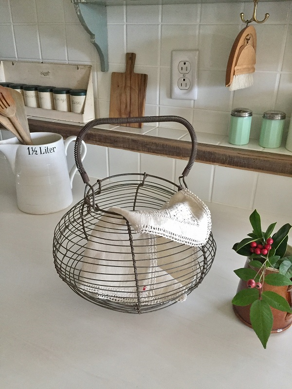 フランスエッグバスケットはかわいいアンティークネットショップ