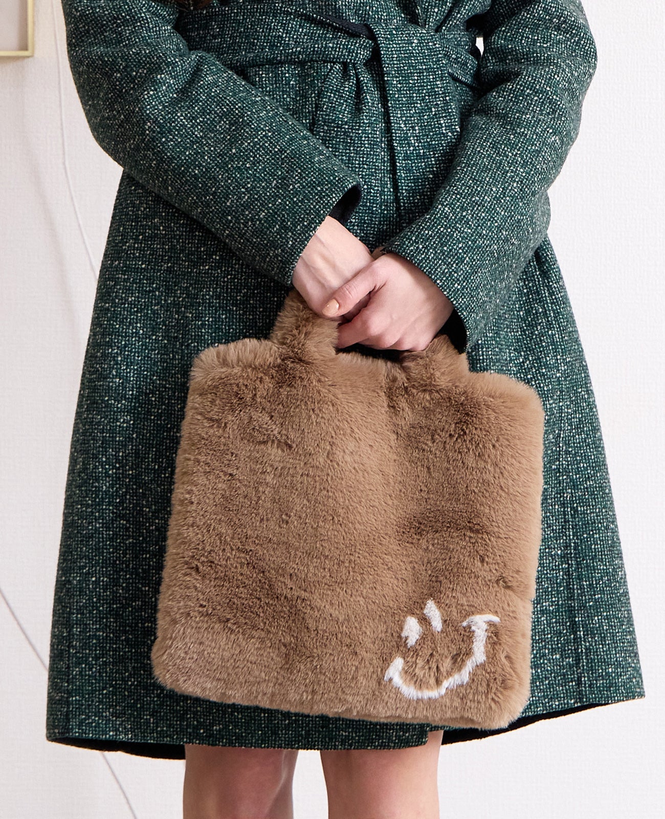 エコファー スマイル トートバッグ 1653