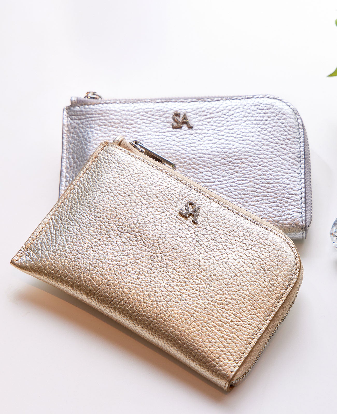 サロンドアルファード L字ファスナー ミニ財布 1819-sa