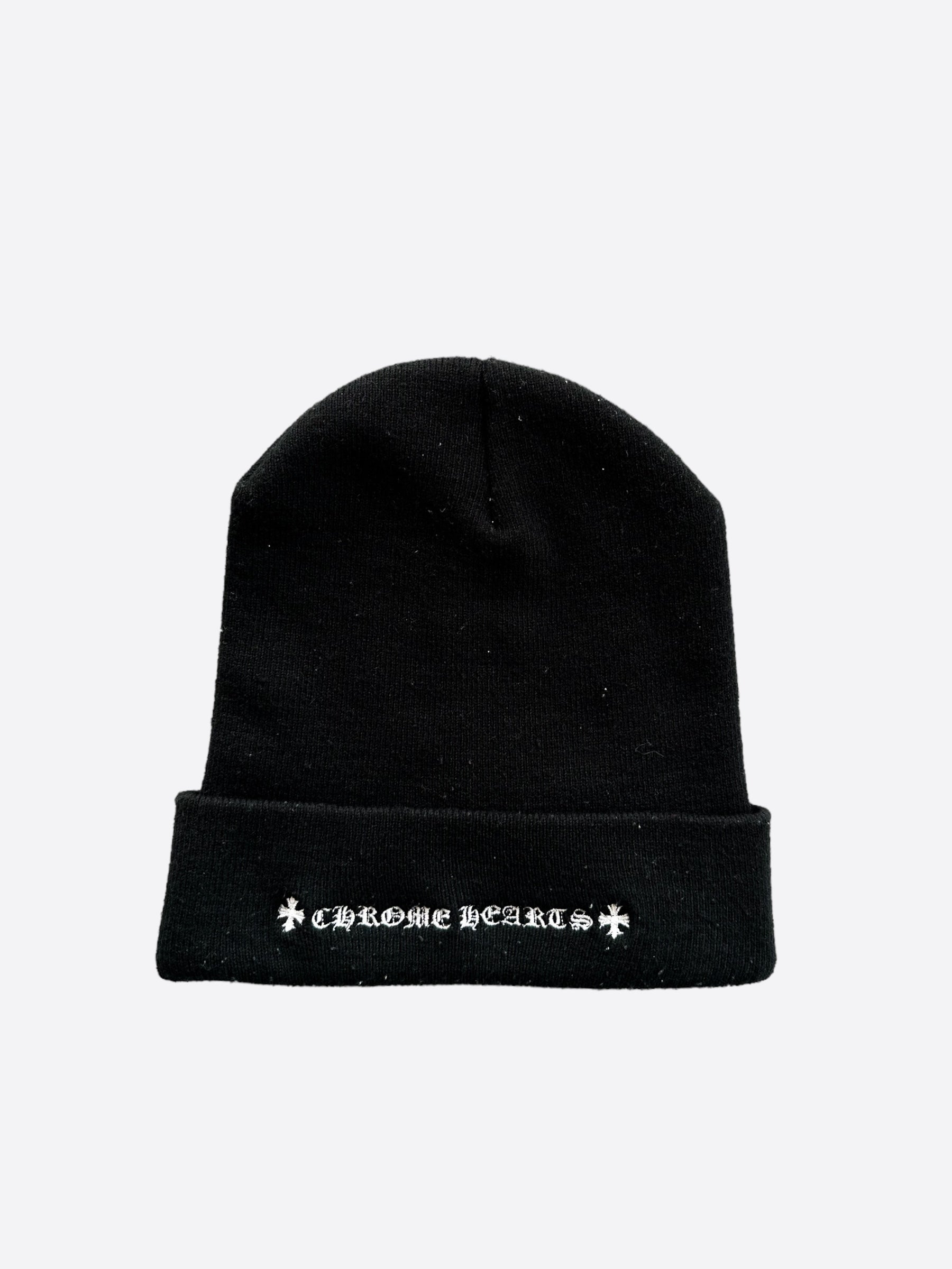 Chrome Hearts Matty Boy Black Chomper Beanie – Savonches