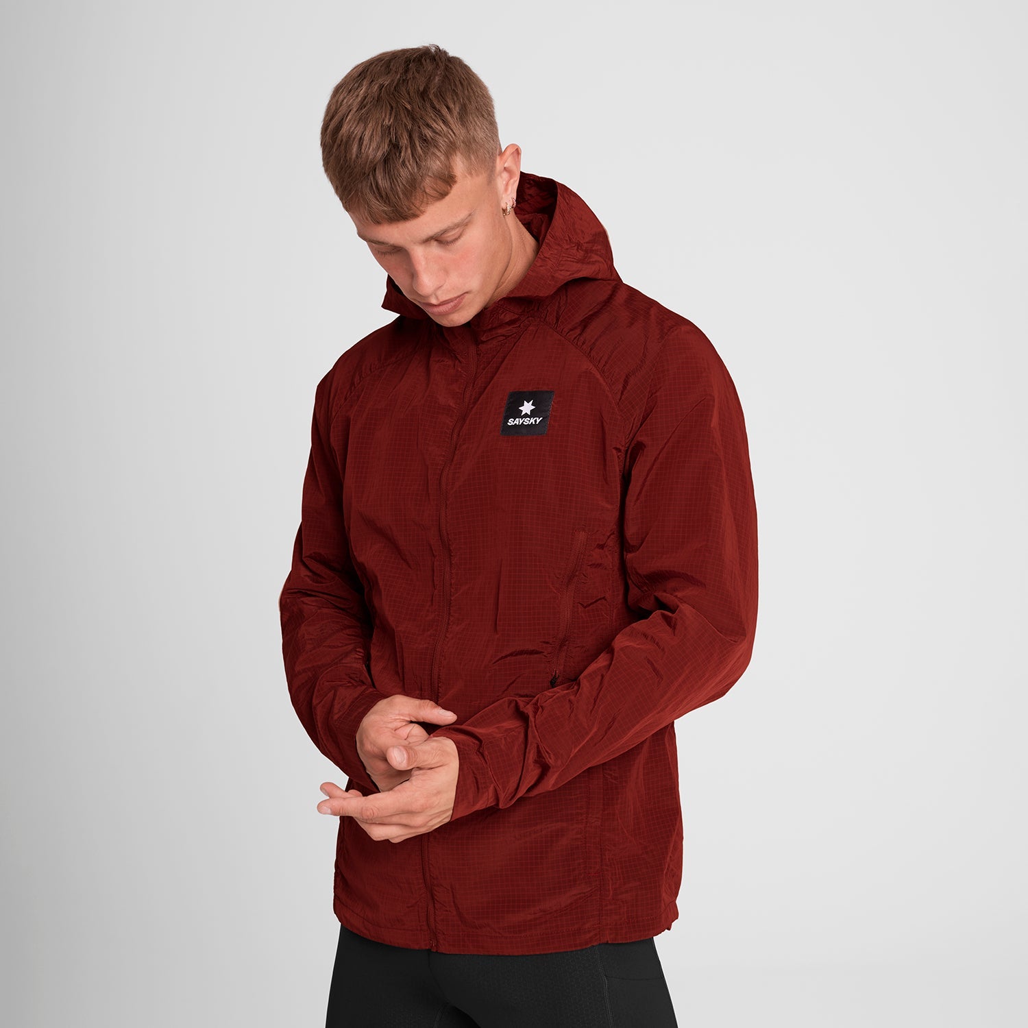 SAYSKY】 赤 ウィンドブレーカー SAYSKY】 赤 ウィンドブレーカー 楽天