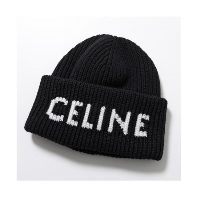 セリーヌ CELINE CELINE ニット帽 AA0H92I93 ニットキャップ ビーニー