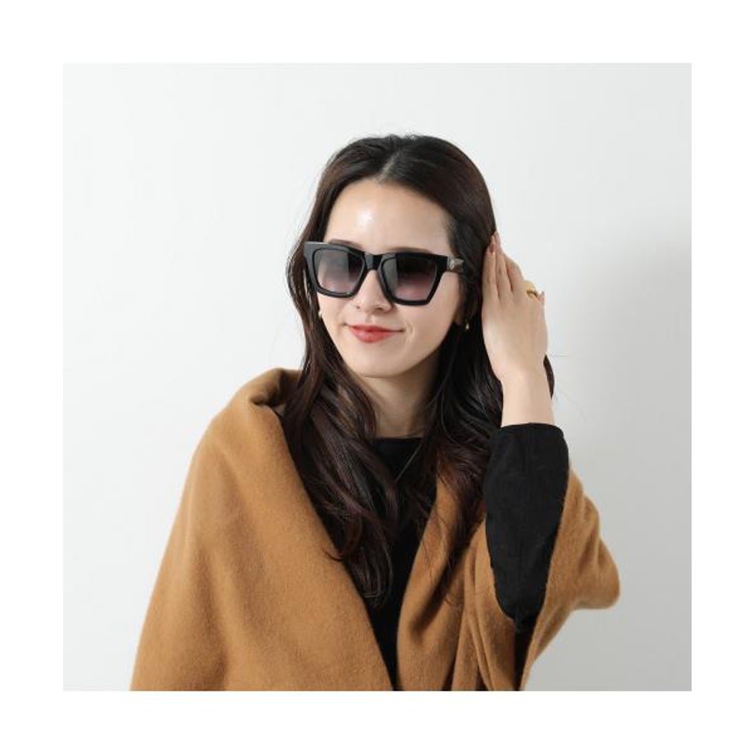 グッチ GUCCI GUCCI サングラス GG1714S キャットアイ型 GGロゴ （001