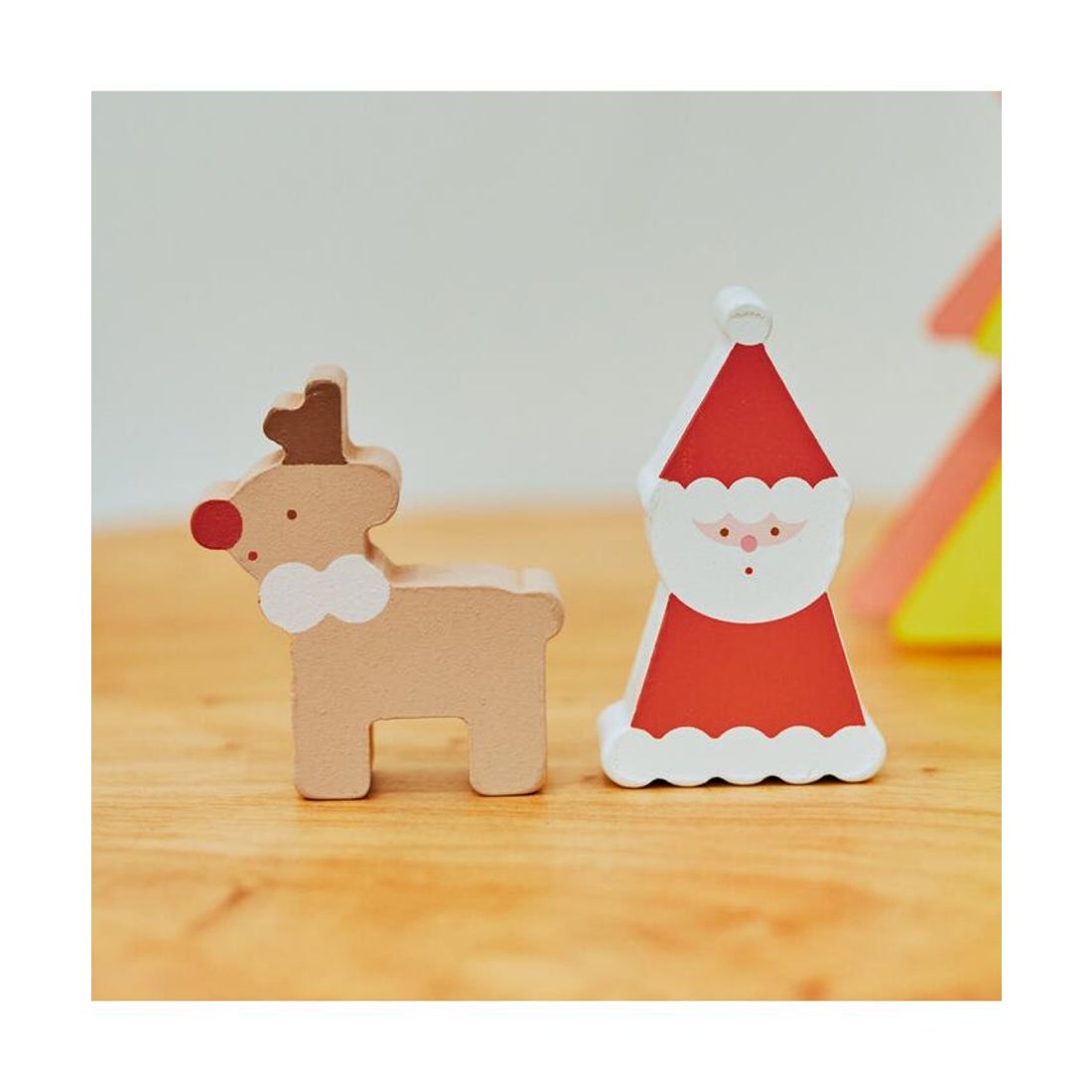 エフオートイボックス F.O.TOY BOX (クリスマス)積み木オブジェ サンタ