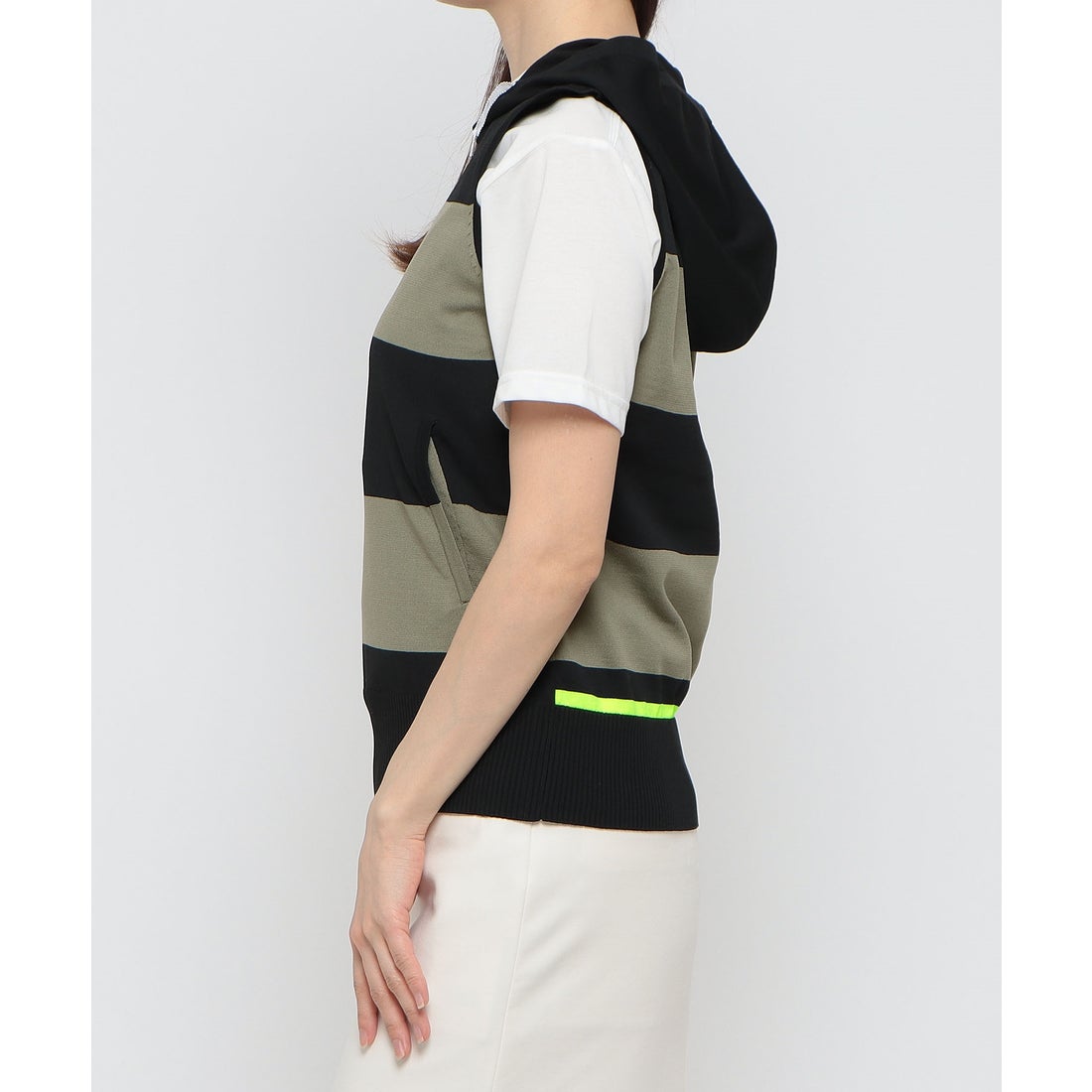 LANVIN SPORT 【WEB限定】パーカーニットベスト -デサントストア