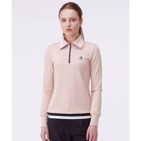 ランバン スポール LANVIN SPORT ロールカラーハーフジップ長袖シャツ