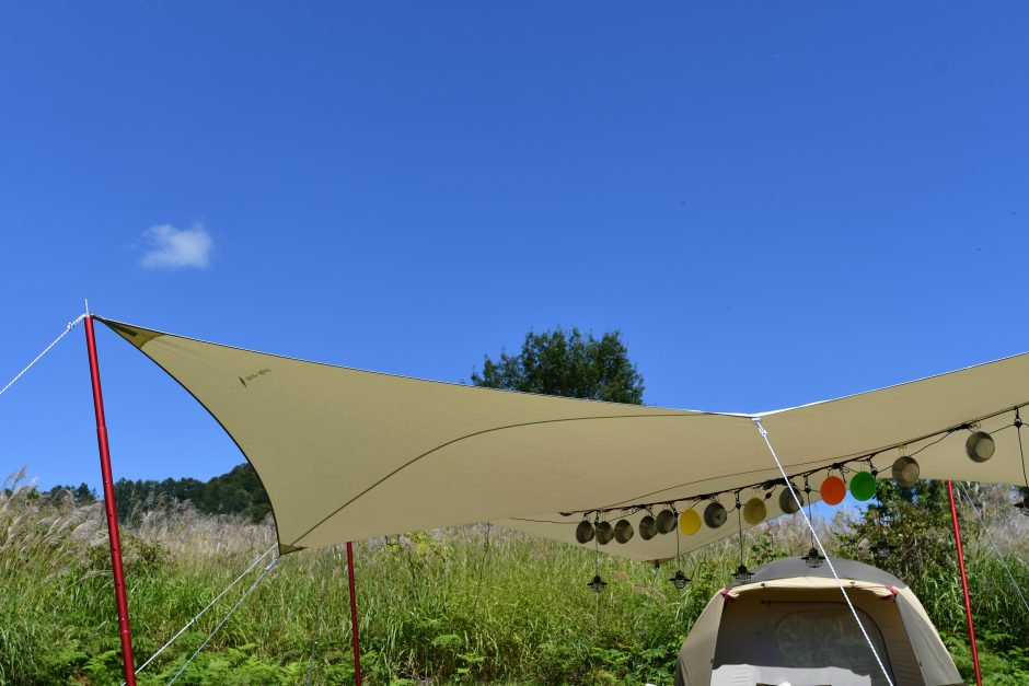 極美品 使用感少ない テンマクデザイン 焚き火ヘキサタープ コットン