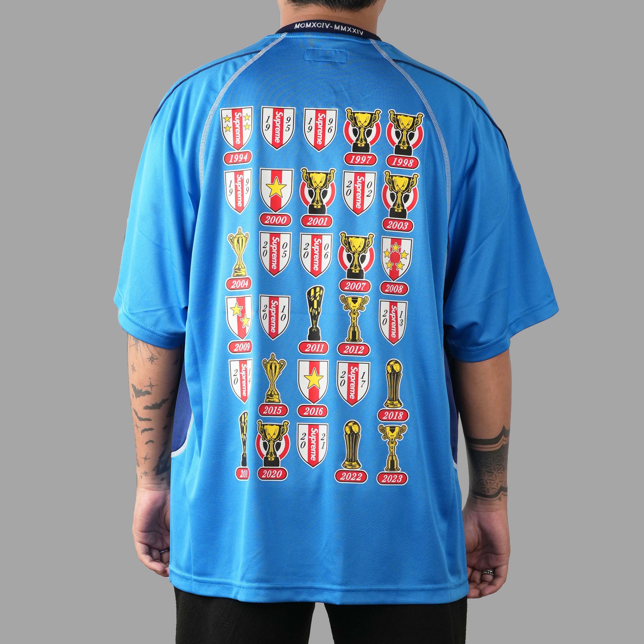 Supreme Jacquard Soccer Jersey Blue | Senikersku