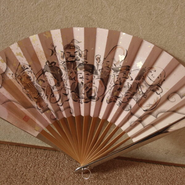 骨董 直筆 絵付け団扇 天崖 骨董 直筆 絵付け団扇 天崖 骨董 直筆 絵