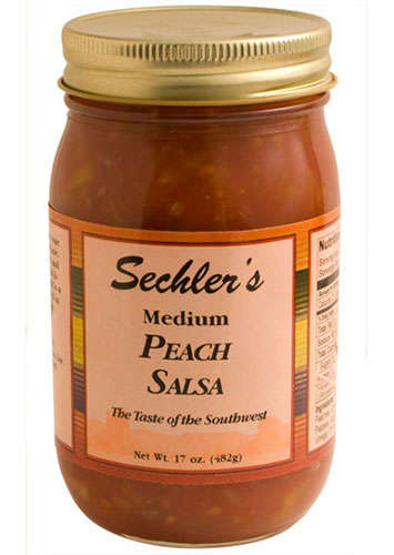 16oz Medium Peach Salsa – Sechlers Pickles