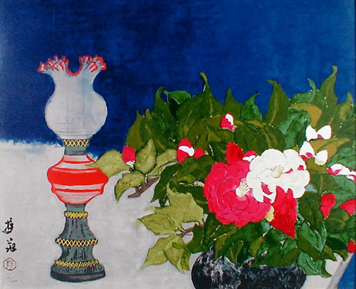 版画 「紅白梅」 | ｜正光画廊