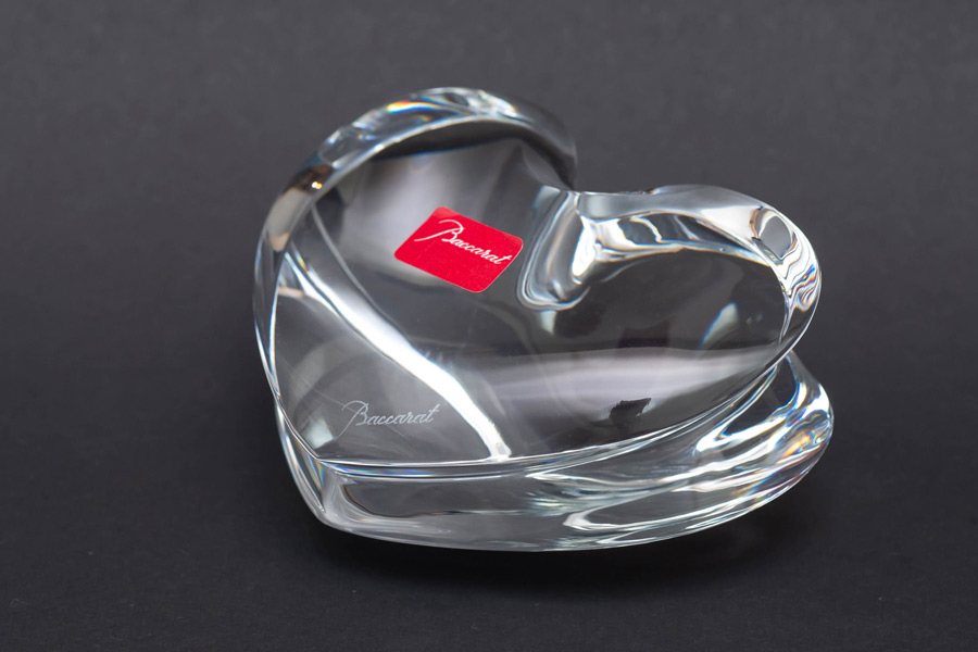 バカラ ザンザンハート（クリア）を買い取りました｜ブランド食器買取