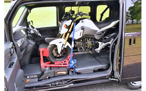 ライダーに朗報！ 驚異的な積載力のトランポ登場…ホンダ N-VAN | Push