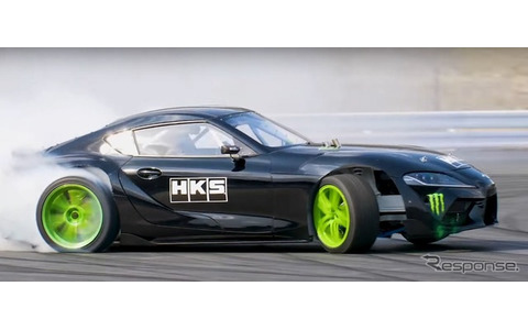 トヨタ スープラ 新型、800馬力のドリフトレーサーが完成…先代の2JZ