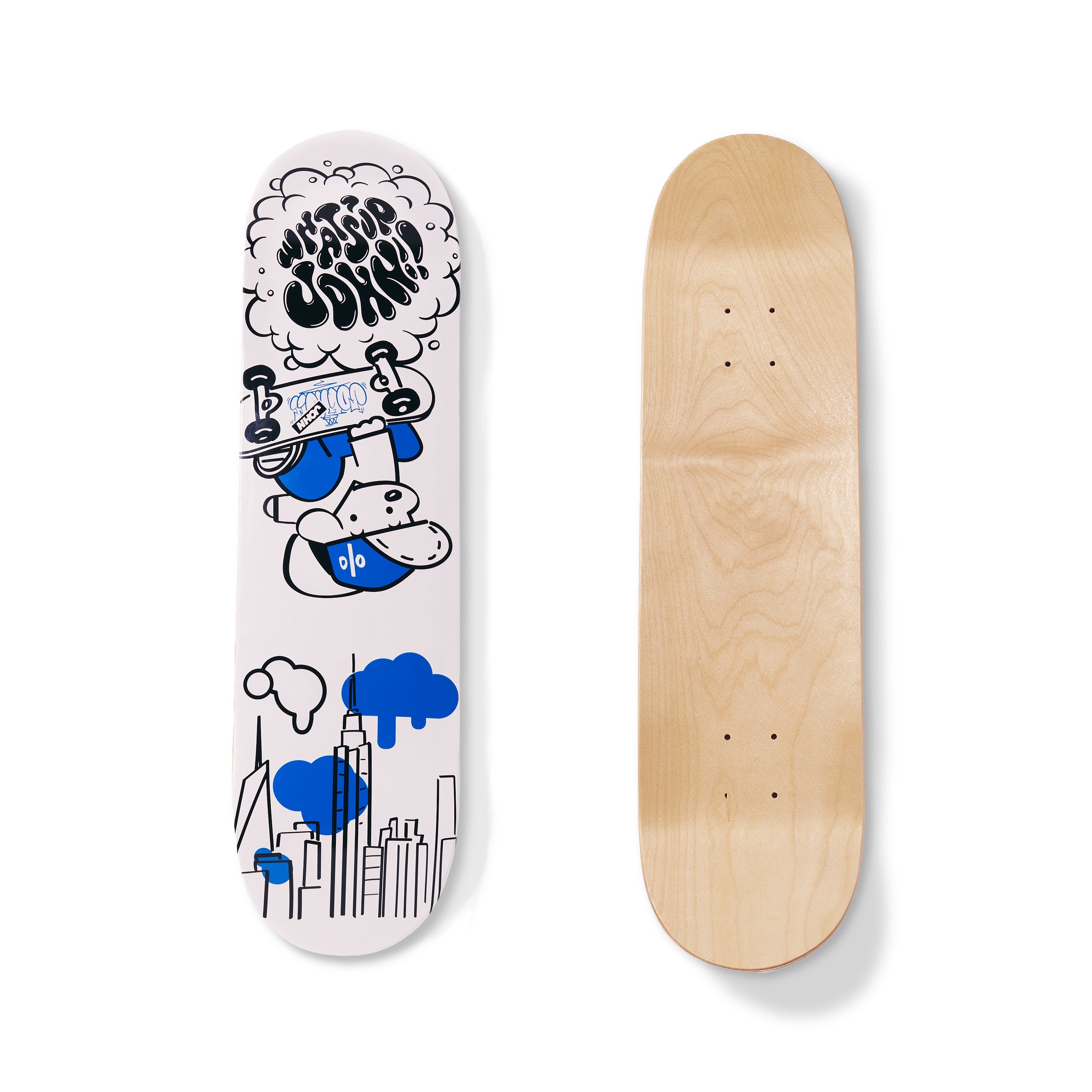 Skater JOHN】Skateboard deck【by OFFICE SHIBACHAN】 – Skater JOHN