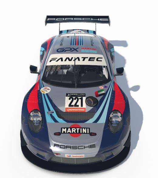 GPX Martini Racing Spa 24H 2022 - updated spec map by Stephen