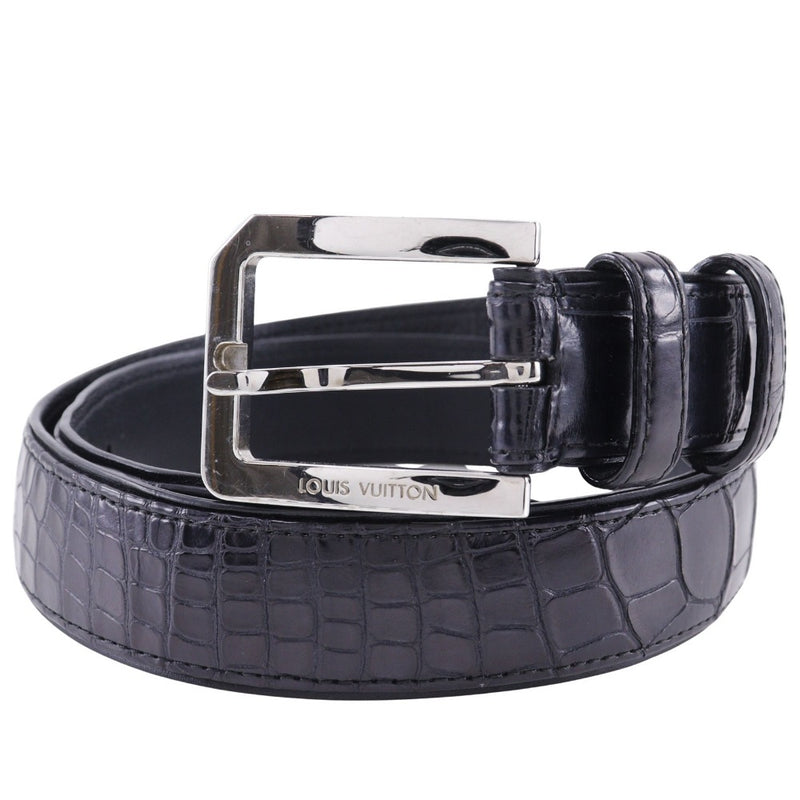 ヴィトン 美品 メンズ タイガ サンチュール ベルト 極美品LOUIS