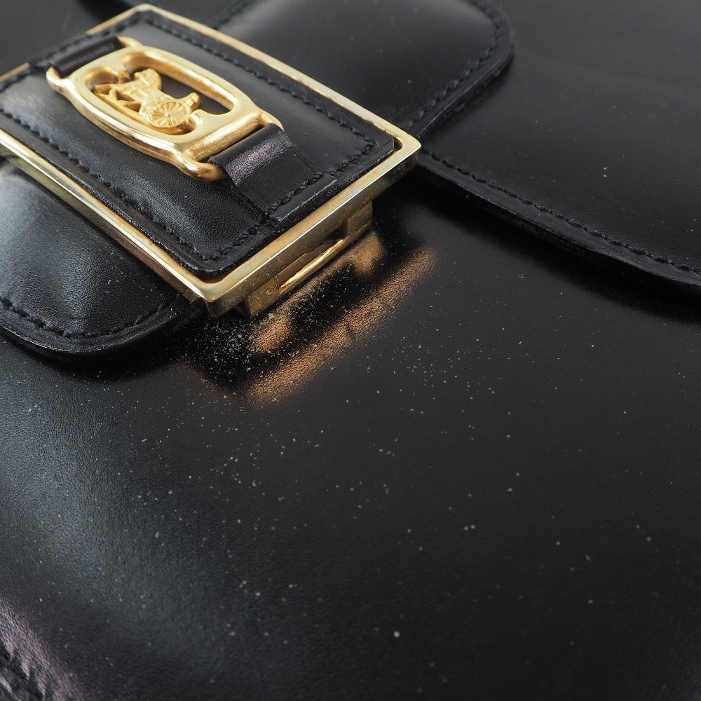 CELINE】セリーヌ ショルダーバッグ ヴィンテージ カーフ 黒 肩掛け