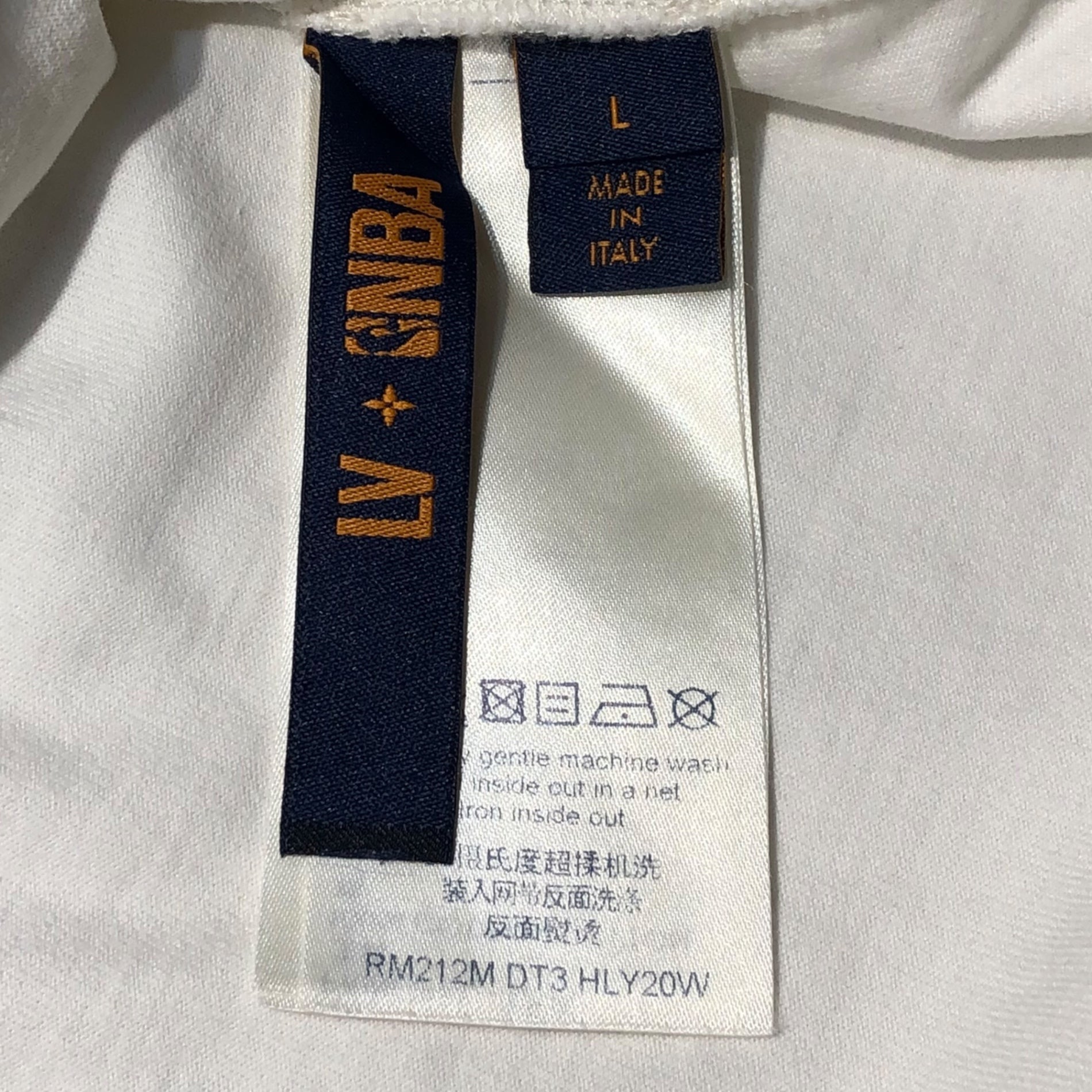 LOUIS VUITTON(ルイヴィトン) 21AW ×NBA BACK LETTER LV TEE バック