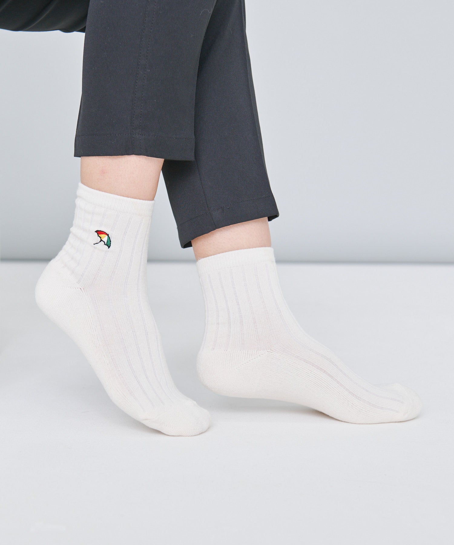 無地リブショートソックス（ソックス/レディース）｜アーノルド