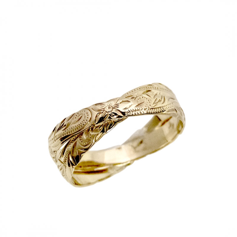 ハワイアンジュエリー/K14YG/K14YG/ダブルリング | ハワイアン