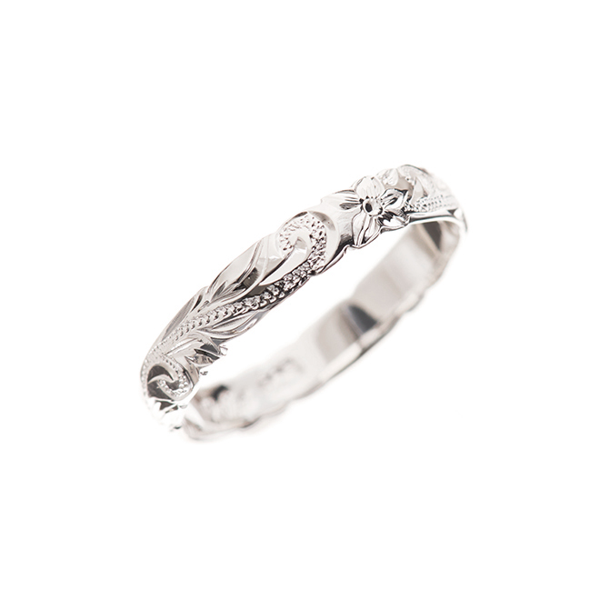 ハワイアンジュエリー/Silver925/ミニ ピンキーリング/O.E/2.5mm