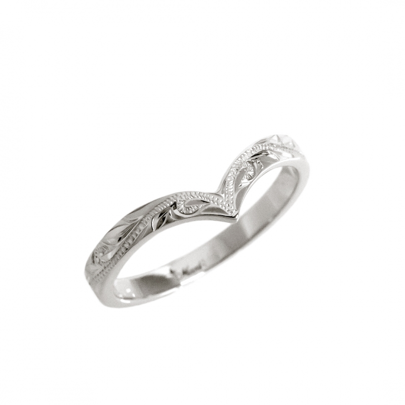 ハワイアンジュエリー/Silver925/ホエールテールリング(2mm