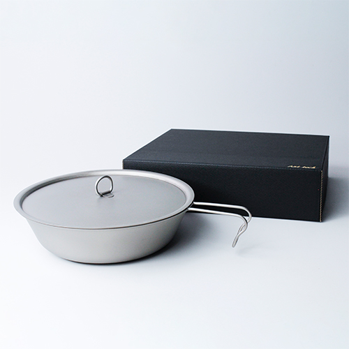 新潟直送計画】ふた付き大型シェラカップ「チタンディライトディッシュ