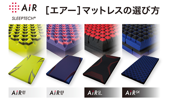 エアー01] マットレス ／BASIC （シングル）8×97×195cm イエロー 表地
