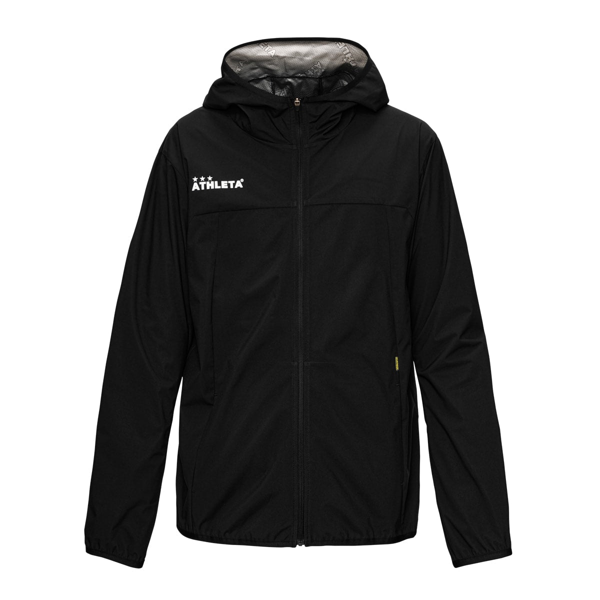 ATHLETA フード付きダウンウィンドブレーカー L ATHLETA（アスレタ