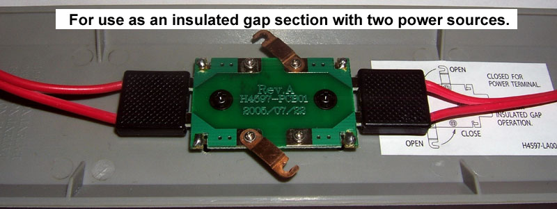 9 Power Terminal with Insulated Gap (HO Scale Nickel Silver