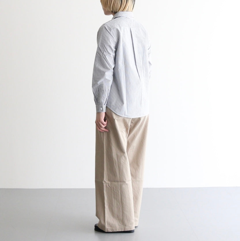 CHINO CLOTH PANTS WIDE #KHAKI [63602] _ YAECA | ヤエカ – ciacura