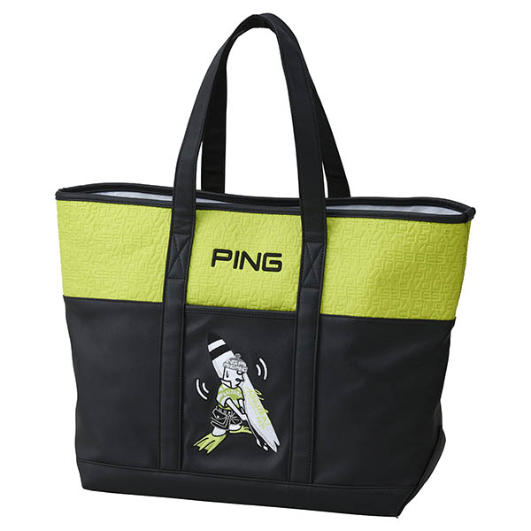 2点セット】 PING ゴルフトートバッグ&カートバッグ ホワイト/ピンク 2