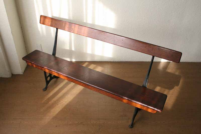 オールドチャーチベンチ｜アンティーク家具・照明の専門店｜デニム