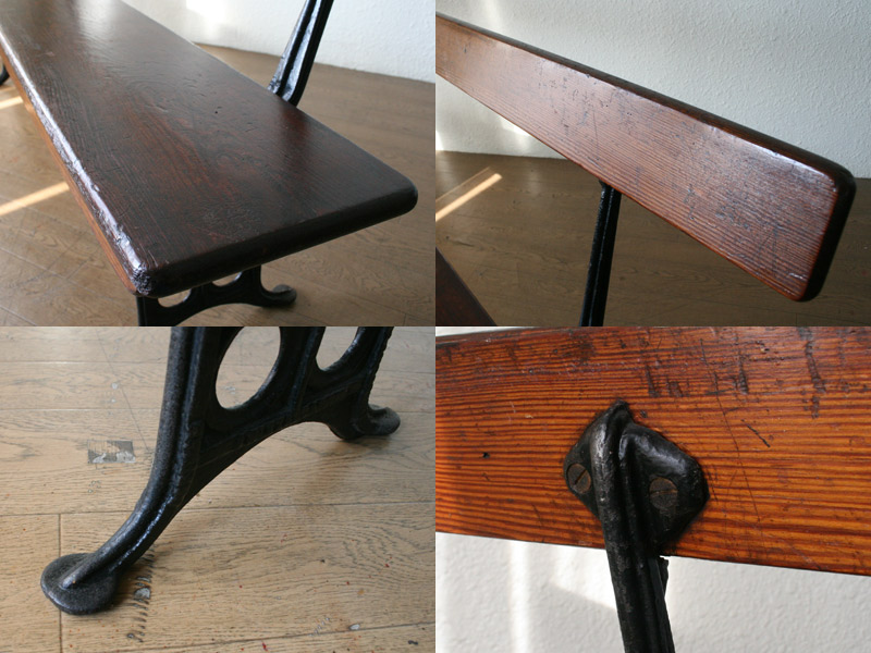 オールドチャーチベンチ｜アンティーク家具・照明の専門店｜デニム