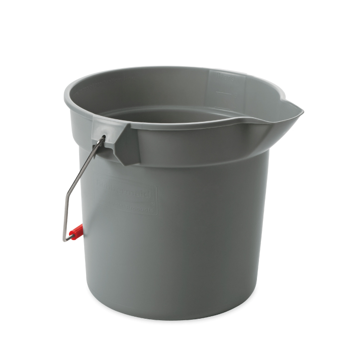RUBBERMAID | ラバーメイド ブルートバケット グレイ φ267×H260mm 9.5L