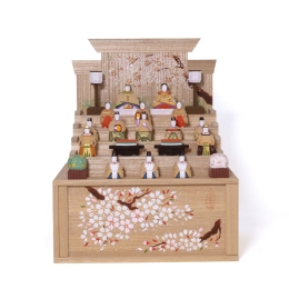 奈良一刀彫 神泉作 段飾雛 中 - 福屋オンラインストア