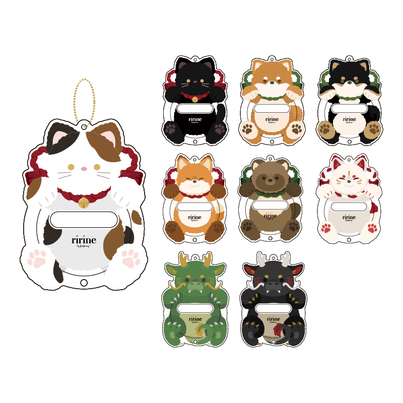 缶バッジアクリルフレーム 和風アニマル 黒猫| FUKUYA ONLINE フクヤ