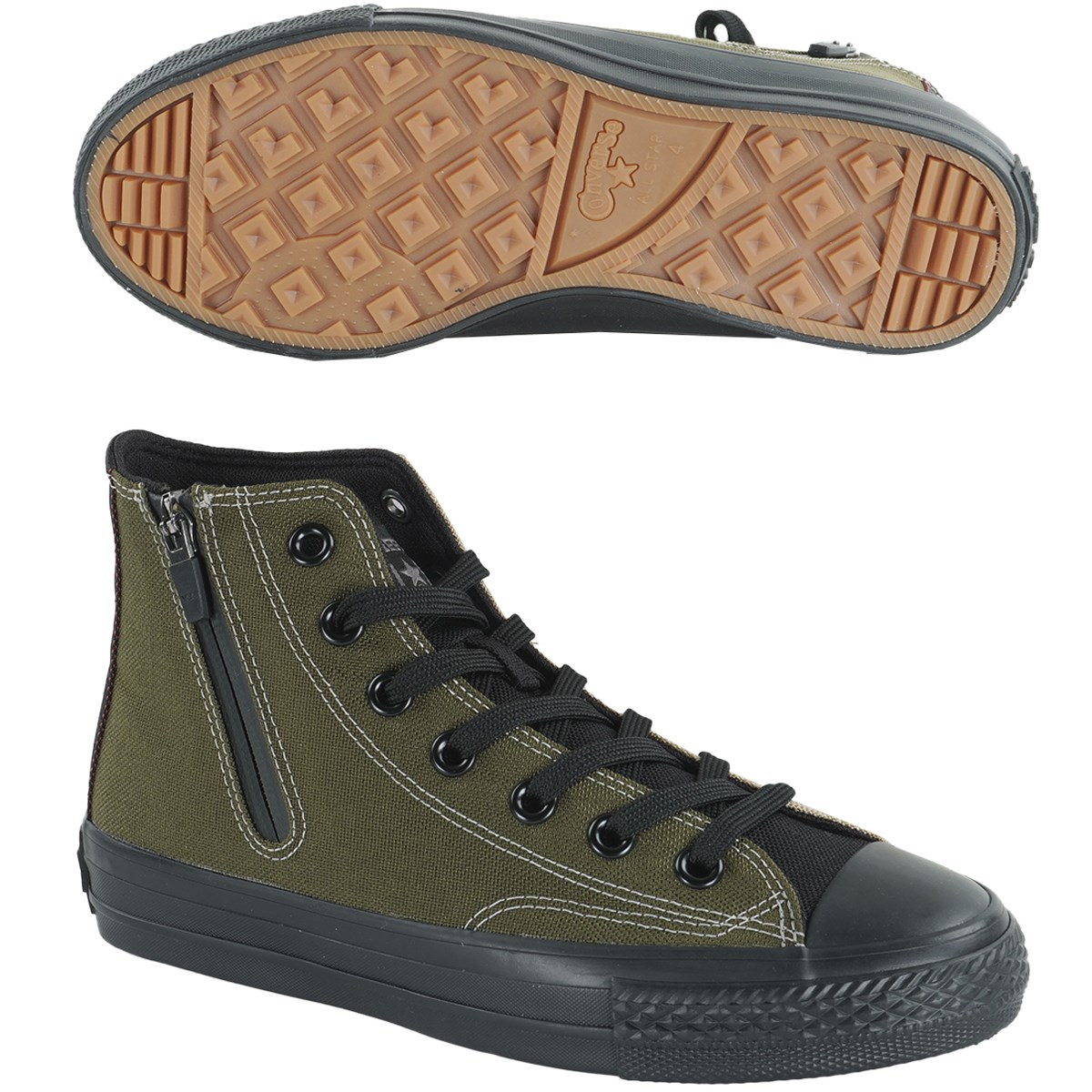 25.5 ブリーフィング コンバース ハイカット ゴルフ シューズ