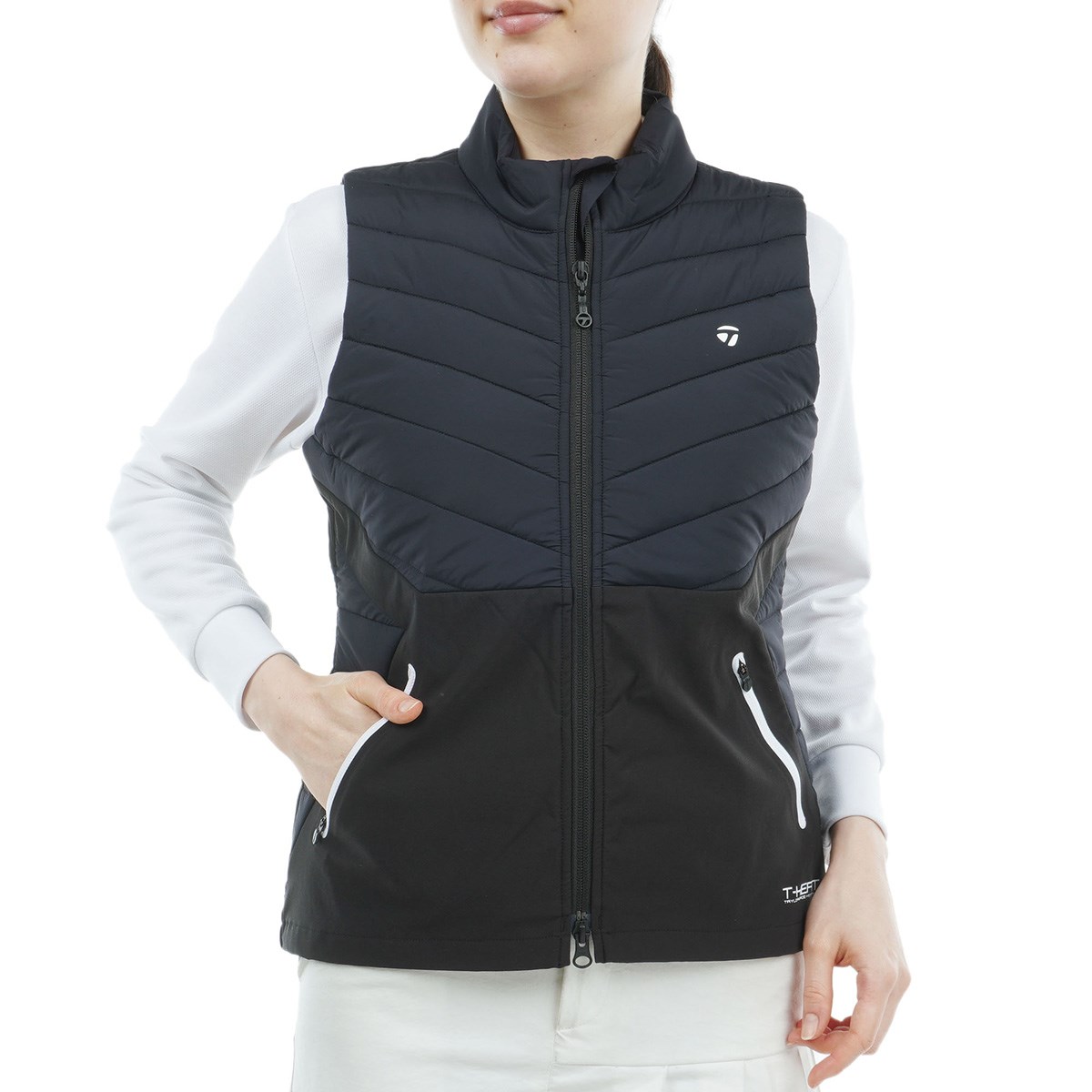 TaylorMade ダウンベスト Sサイズ グレー/ネイビー Taylormade Golf