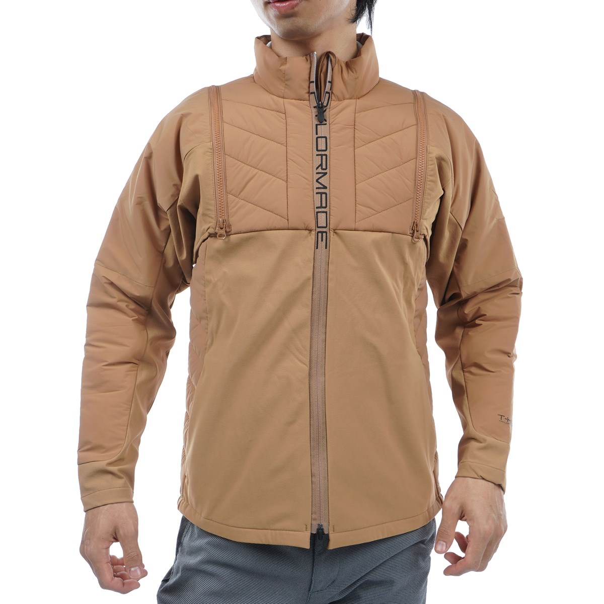 テーラーメイド テーラーメイド 2WAY ナイロンジャケット 黒 袖 着脱