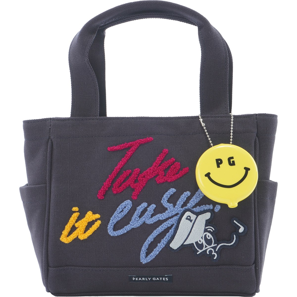 ショルダーバッグ バッグ 「PEARLY GATES」チェック×ドット柄中綿