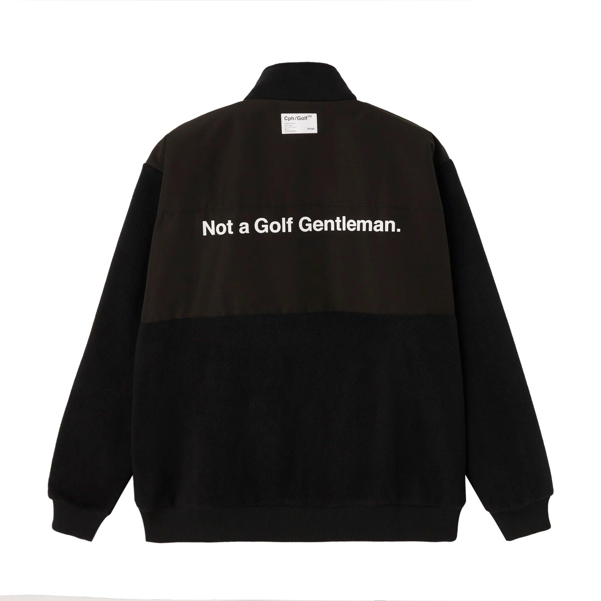 黒M 完売品 キャプテンズヘルムゴルフ 裏起毛ジャケット 黒M 完売品