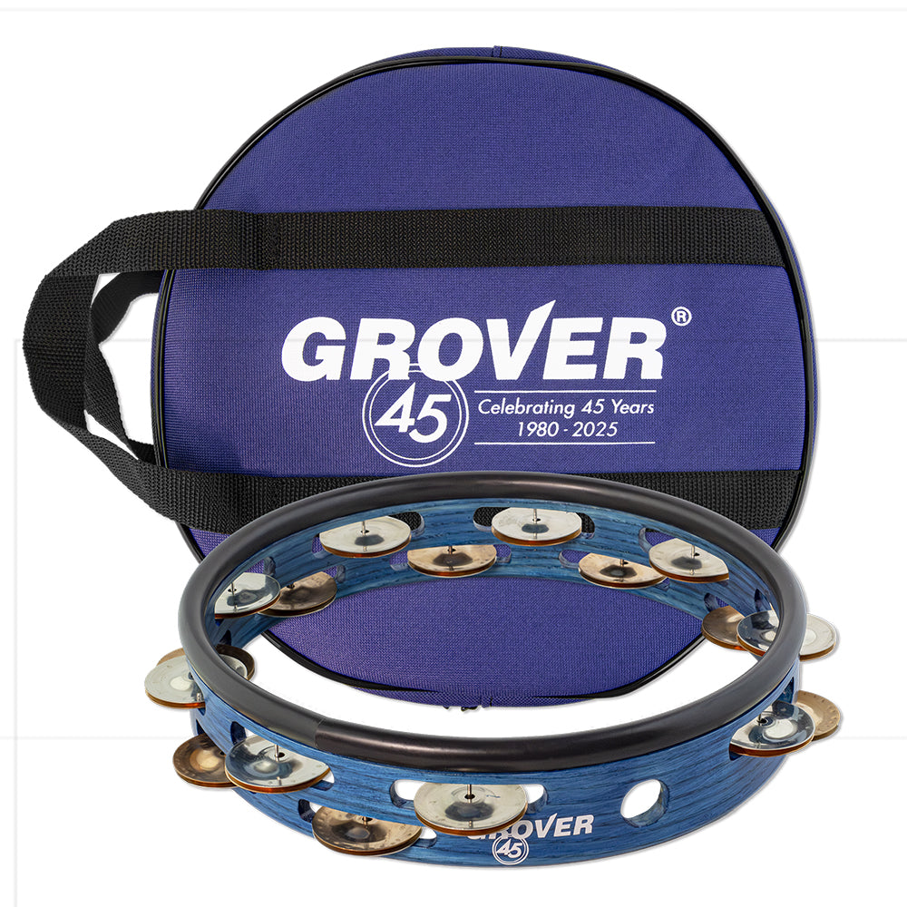 45th Anniversary Tambourine – Grover Pro Percussion