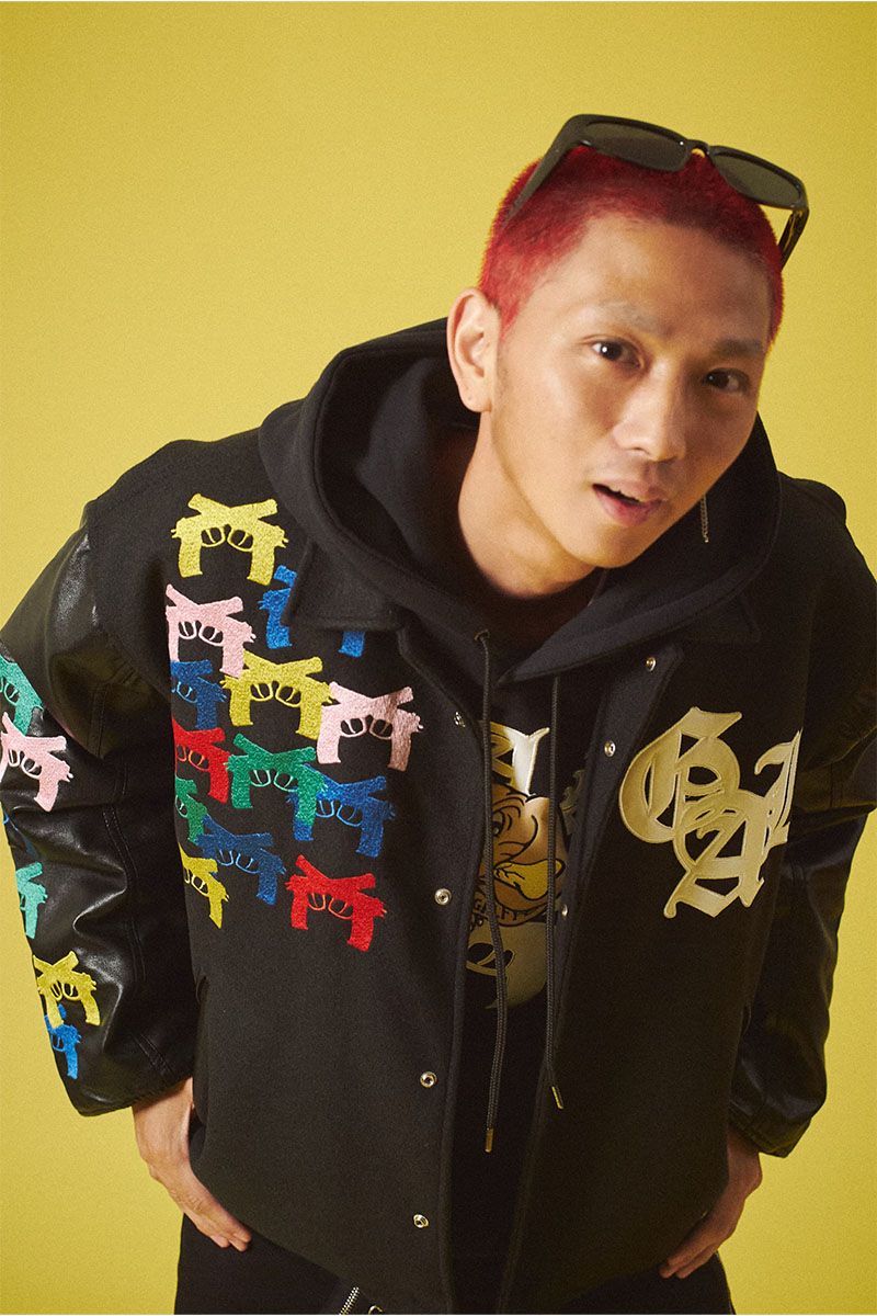 GALFY (ガルフィー) チャカバッチスタジャン BLACK/BLACK / ロック